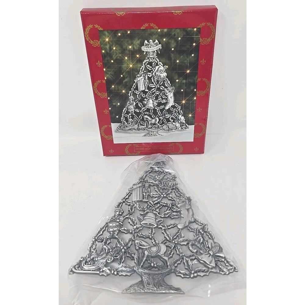 1994 May Department Store Home for the Holidays Christmas Tree Trivet New